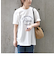 SHIPS any: エスプリ ロゴ Tシャツ