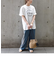 SHIPS any: エスプリ ロゴ Tシャツ