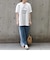 SHIPS any: エスプリ ロゴ Tシャツ