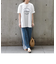 SHIPS any: エスプリ ロゴ Tシャツ