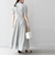 〈結婚式・パーティ〉【SHIPS別注】kaene:コードレース ワンピース