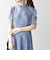 〈結婚式・パーティ〉【SHIPS別注】kaene:コードレース ワンピース