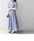 〈結婚式・パーティ〉【SHIPS別注】kaene:コードレース ワンピース