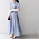 〈結婚式・パーティ〉【SHIPS別注】kaene:コードレース ワンピース