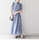 〈結婚式・パーティ〉【SHIPS別注】kaene:コードレース ワンピース