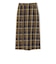*〈手洗い可能〉ツイルチェックスカート◇