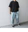 【SHIPS any別注】GRAMiCCi: オーガニックコットン ルーズテーパード ストレッチ デニム パンツ◇