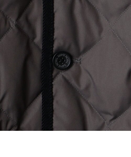 TAION ブラック キルティングジャケット ASIA S TAION（タイオン） ダウンジャケット ダウン 「WEB限定/SHIPS別注