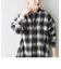 【SHIPS any別注】UNIVERSAL OVERALL:〈ウォッシャブル〉チェック シャツ ワンピース