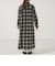 【SHIPS any別注】UNIVERSAL OVERALL:〈ウォッシャブル〉チェック シャツ ワンピース