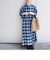 【SHIPS any別注】UNIVERSAL OVERALL:〈ウォッシャブル〉チェック シャツ ワンピース