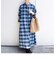 【SHIPS any別注】UNIVERSAL OVERALL:〈ウォッシャブル〉チェック シャツ ワンピース