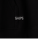 【WEB限定】SHIPS: マイクロ SHIPS 刺繍 ロゴ 裏毛 スウェット ジップ パーカー