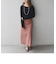 SHIPS any:〈ウォッシャブル〉オーガニック ツイル ストレート スカート