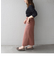 SHIPS any:〈ウォッシャブル〉オーガニック ツイル ストレート スカート