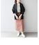 SHIPS any:〈ウォッシャブル〉オーガニック ツイル ストレート スカート