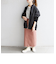 SHIPS any:〈ウォッシャブル〉オーガニック ツイル ストレート スカート