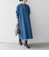SHIPS any:〈洗濯機可能〉デニム ブザム シャツ ワンピース［SHIPS any DENIM］