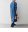 SHIPS any:〈洗濯機可能〉デニム ブザム シャツ ワンピース［SHIPS any DENIM］