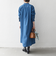 SHIPS any:〈洗濯機可能〉デニム ブザム シャツ ワンピース［SHIPS any DENIM］