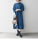 SHIPS any:〈洗濯機可能〉デニム ブザム シャツ ワンピース［SHIPS any DENIM］