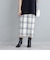 ウールタータンチェックタイトスカート◇