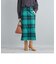 ウールタータンチェックタイトスカート◇