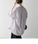 SHIPS any:〈洗濯機可能〉REPREVE バンド カラー シャツ
