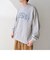 【SHIPS any別注】Champion: ANYロゴ カレッジプリント クルーネック スウェット◇