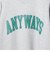【SHIPS any別注】Champion: ANYロゴ カレッジプリント クルーネック スウェット◇