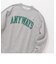 【SHIPS any別注】Champion: ANYロゴ カレッジプリント クルーネック スウェット◇