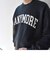 【SHIPS any別注】Champion: ANYロゴ カレッジプリント クルーネック スウェット◇