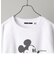*SHIPS: アメリカ製 ＜MICKEY MOUSE＞ プリント ラグランスリーブ クルーネック スウェット