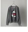 *SHIPS: アメリカ製 ＜MICKEY MOUSE＞ プリント ラグランスリーブ クルーネック スウェット