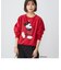*SHIPS: アメリカ製 ＜MICKEY MOUSE＞ プリント ラグランスリーブ クルーネック スウェット