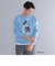 *SHIPS: アメリカ製 ＜MICKEY MOUSE＞ プリント ラグランスリーブ クルーネック スウェット