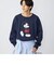 *SHIPS: アメリカ製 ＜MICKEY MOUSE＞ プリント ラグランスリーブ クルーネック スウェット