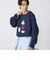 *SHIPS: アメリカ製 ＜MICKEY MOUSE＞ プリント ラグランスリーブ クルーネック スウェット
