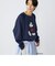 *SHIPS: アメリカ製 ＜MICKEY MOUSE＞ プリント ラグランスリーブ クルーネック スウェット