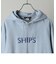 *SHIPS: 刺繍 SHIPS ロゴ ユニセックス スウェット パーカー 22FW