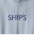 *SHIPS: 刺繍 SHIPS ロゴ ユニセックス スウェット パーカー 22FW