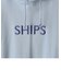 *SHIPS: 刺繍 SHIPS ロゴ ユニセックス スウェット パーカー 22FW