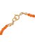 CONSOLER: オレンジ ショート ネックレス