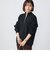 *SHIPS:〈手洗い可能〉ボックスシルエット ハーフジップ ニット