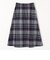SHIPS any: 〈ウォッシャブル〉IN.TES.PRA チェック タック スカート