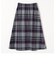 SHIPS any: 〈ウォッシャブル〉IN.TES.PRA チェック タック スカート