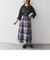 SHIPS any: 〈ウォッシャブル〉IN.TES.PRA チェック タック スカート