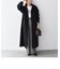 【WEB限定】SHIPS any: ノンミュールジングウール スタンド カラー ラグラン ロング コート