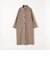 【WEB限定】SHIPS any: ノンミュールジングウール スタンド カラー ラグラン ロング コート