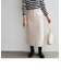 SHIPS any:〈手洗い可能〉ウール ブレンド ストレート スカート
